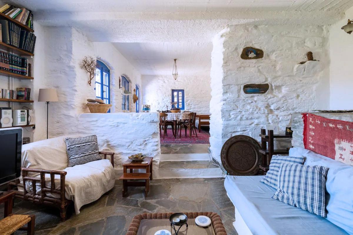 Traditional Village House On Kea Milopótamos 外观 照片