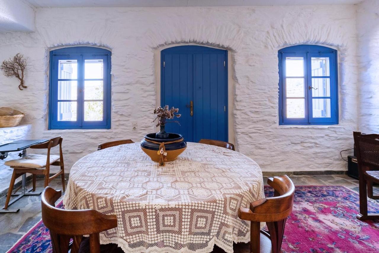 Traditional Village House On Kea Milopótamos 外观 照片