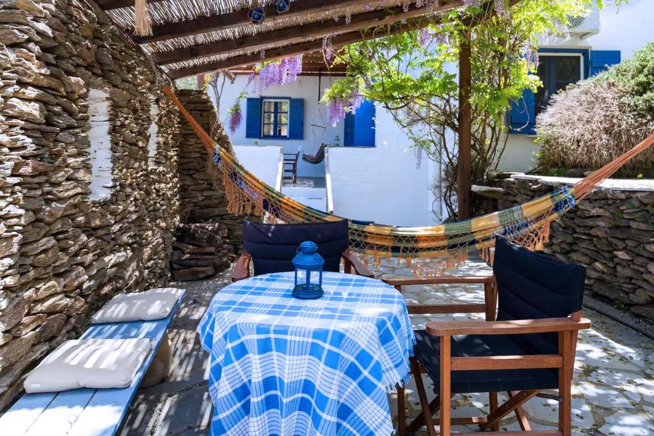 Traditional Village House On Kea Milopótamos 外观 照片