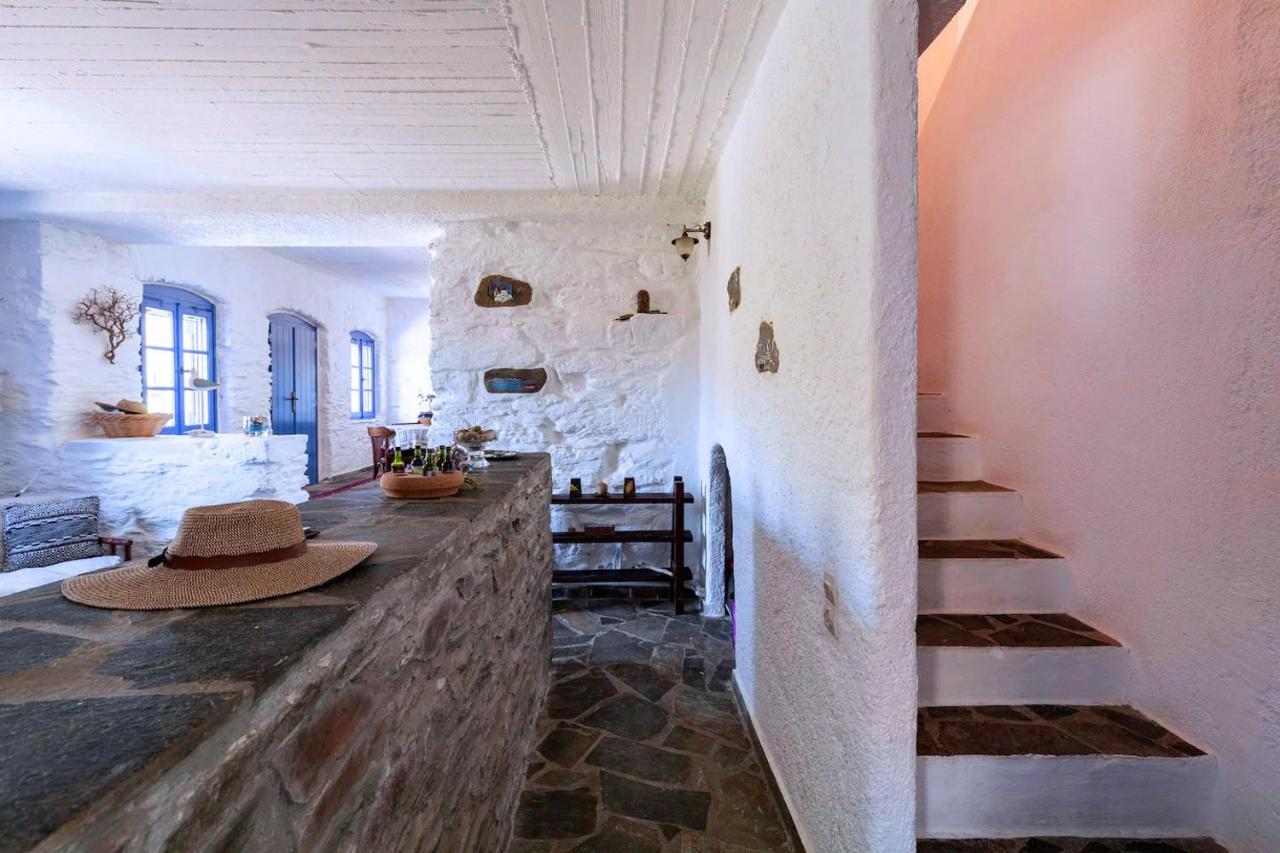 Traditional Village House On Kea Milopótamos 外观 照片